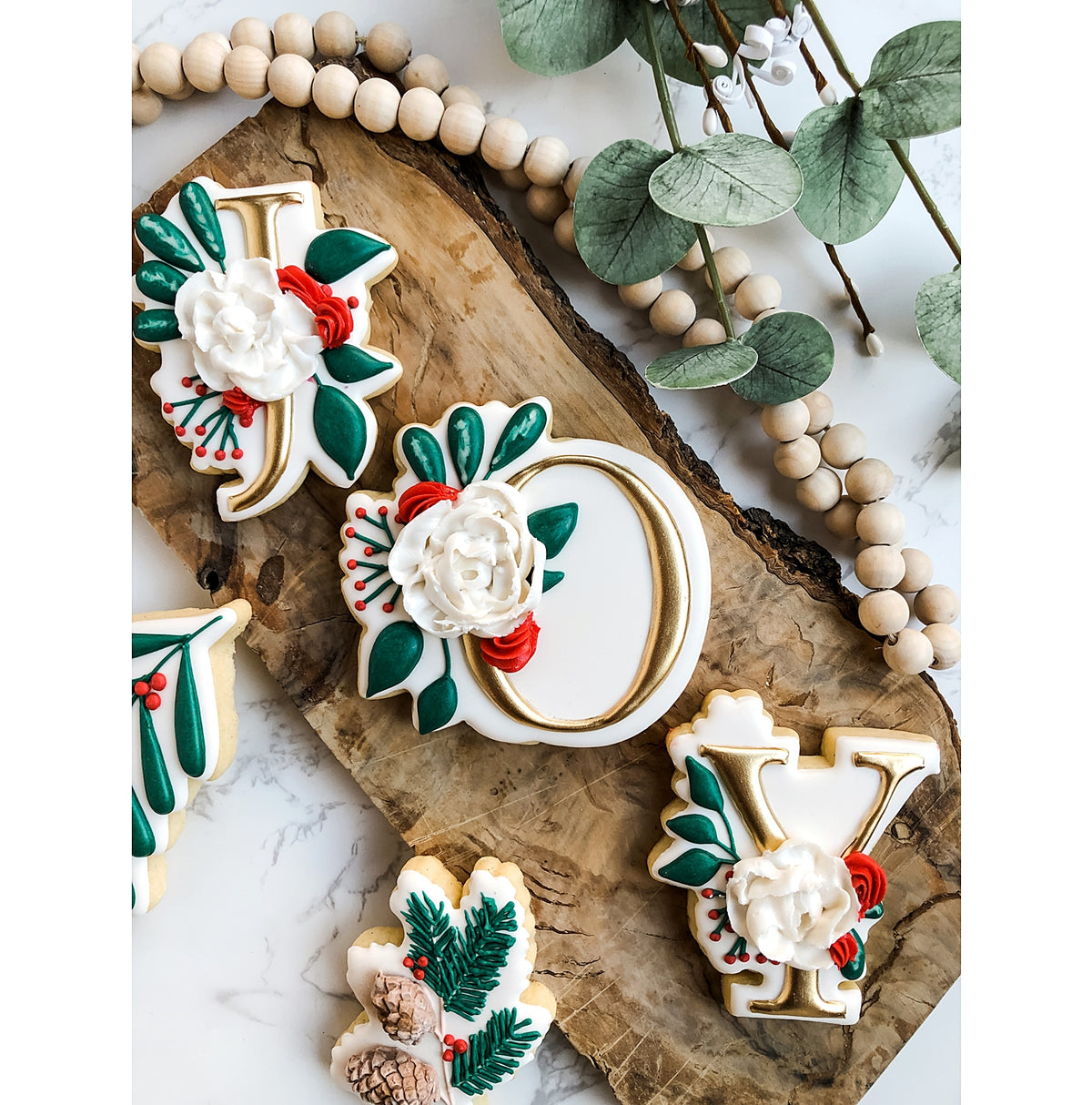 Floral Letter Y 1 Cookie Cutter