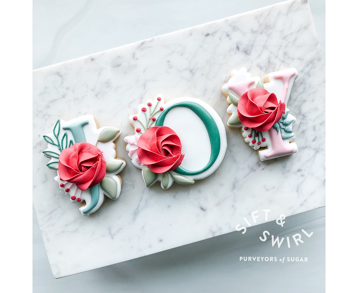 Floral Letter Y 1 Cookie Cutter