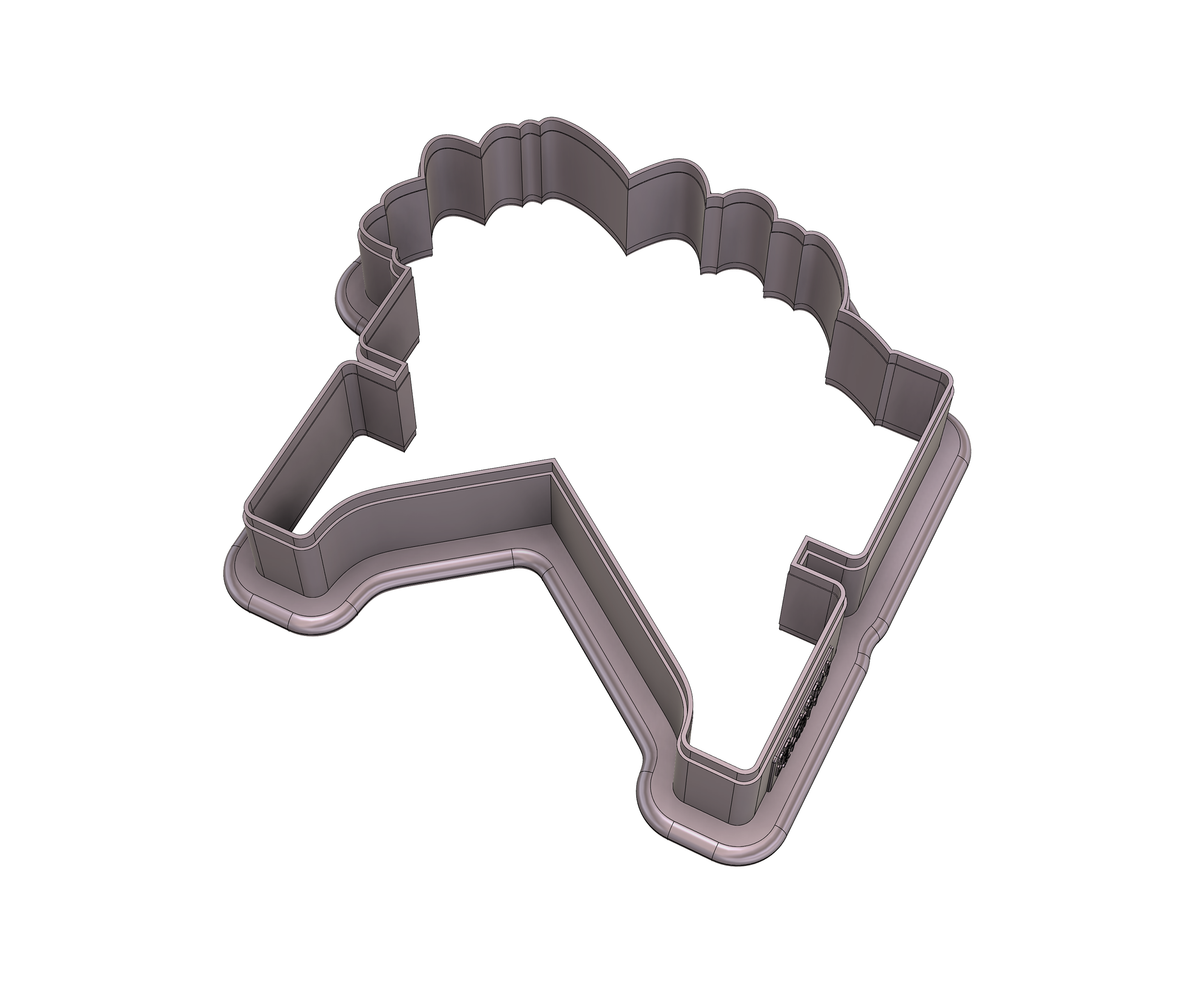 DIGITAL STL Download For Floral Letter K 1 Cookie Cutter