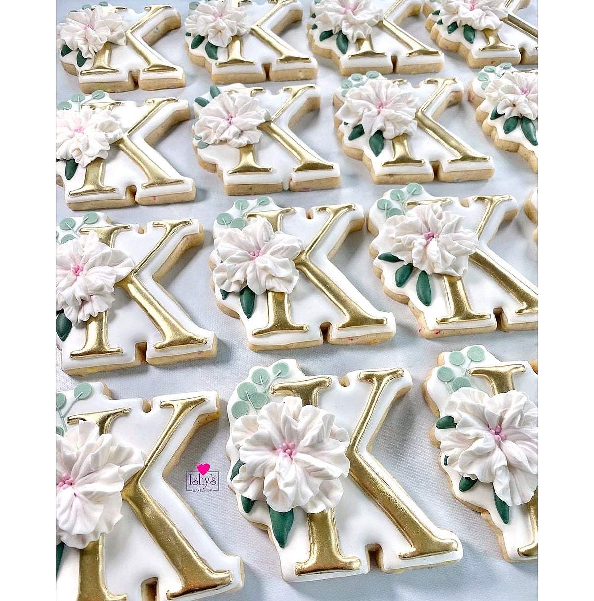 DIGITAL STL Download For Floral Letter K 1 Cookie Cutter