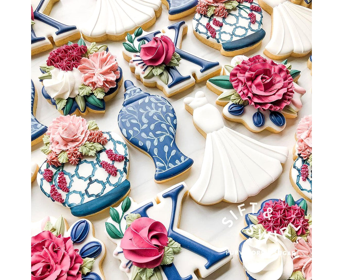 Floral Letter K 1 Cookie Cutter