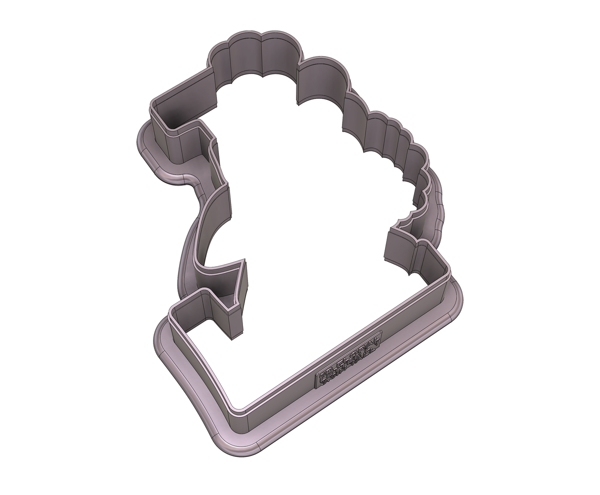 Floral Letter L 1 Cookie Cutter