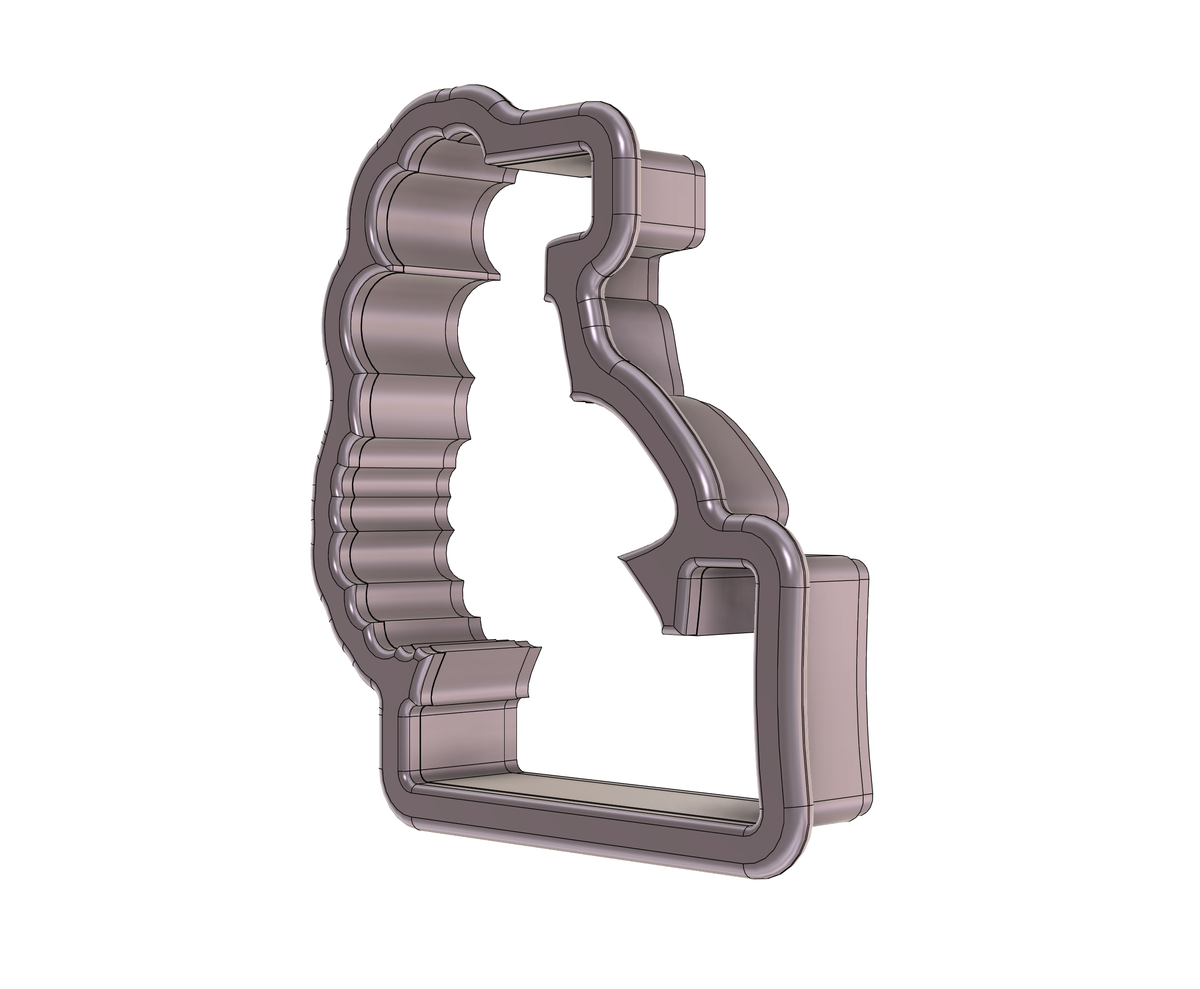 Floral Letter L 1 Cookie Cutter