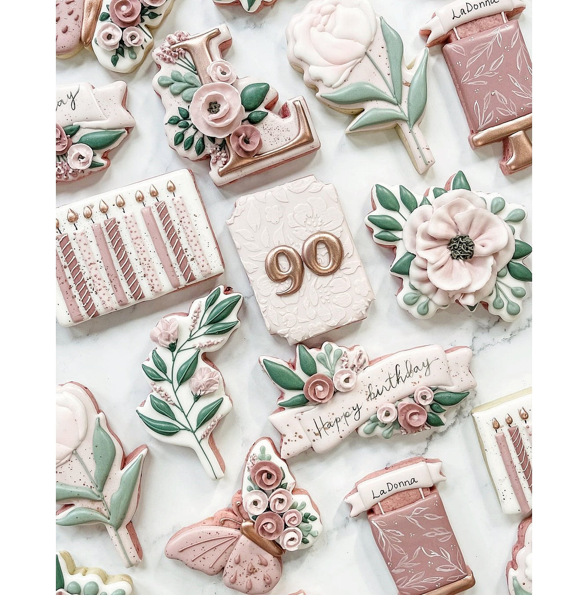 DIGITAL STL Download For Floral Letter L 1 Cookie Cutter