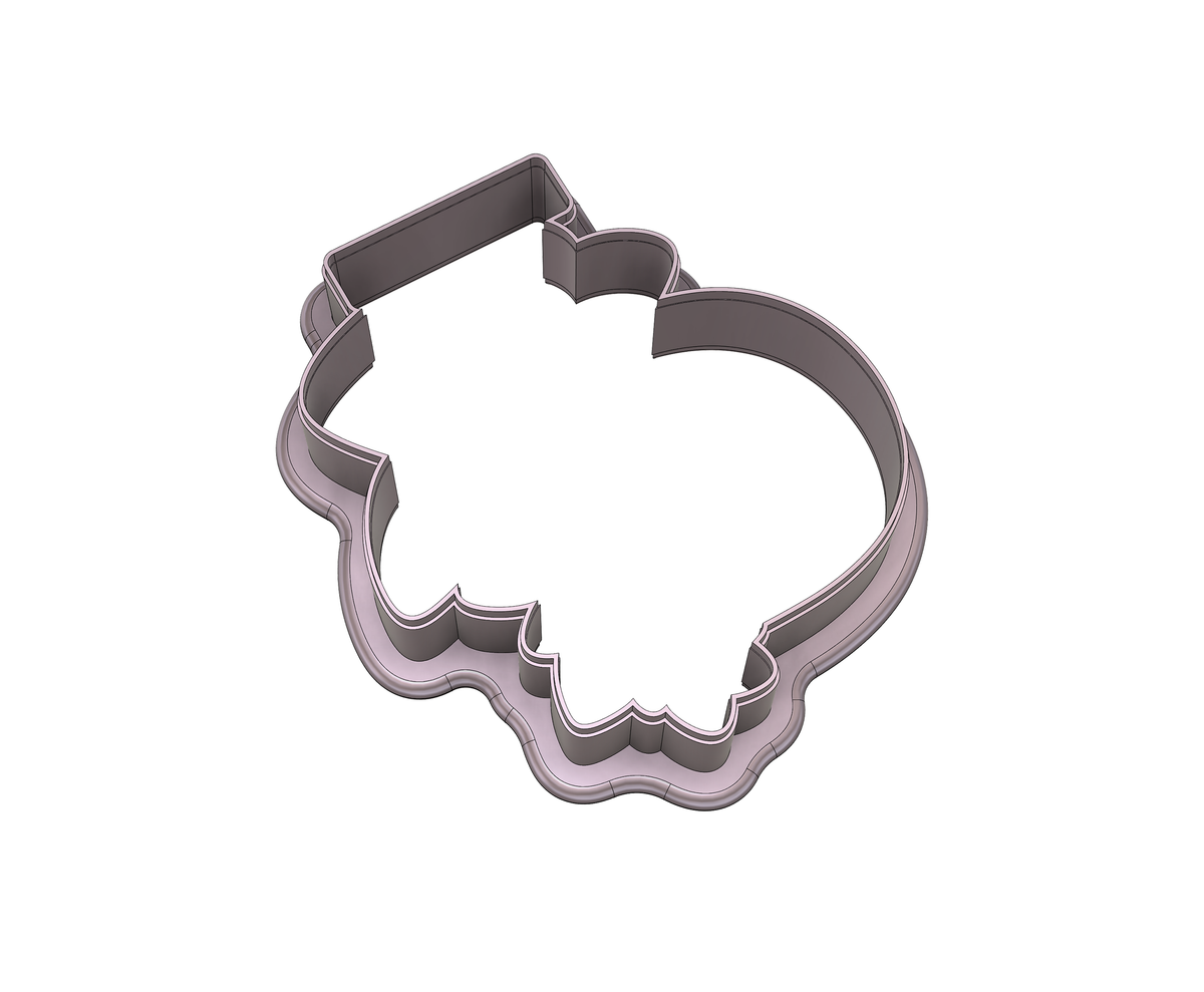 Floral Letter P 1 Cookie Cutter
