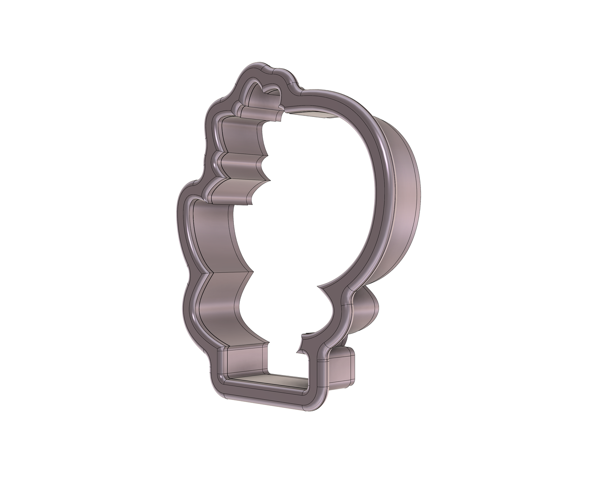 Floral Letter P 1 Cookie Cutter