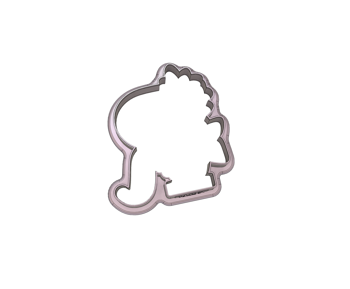 Floral Letter R 1 Cookie Cutter