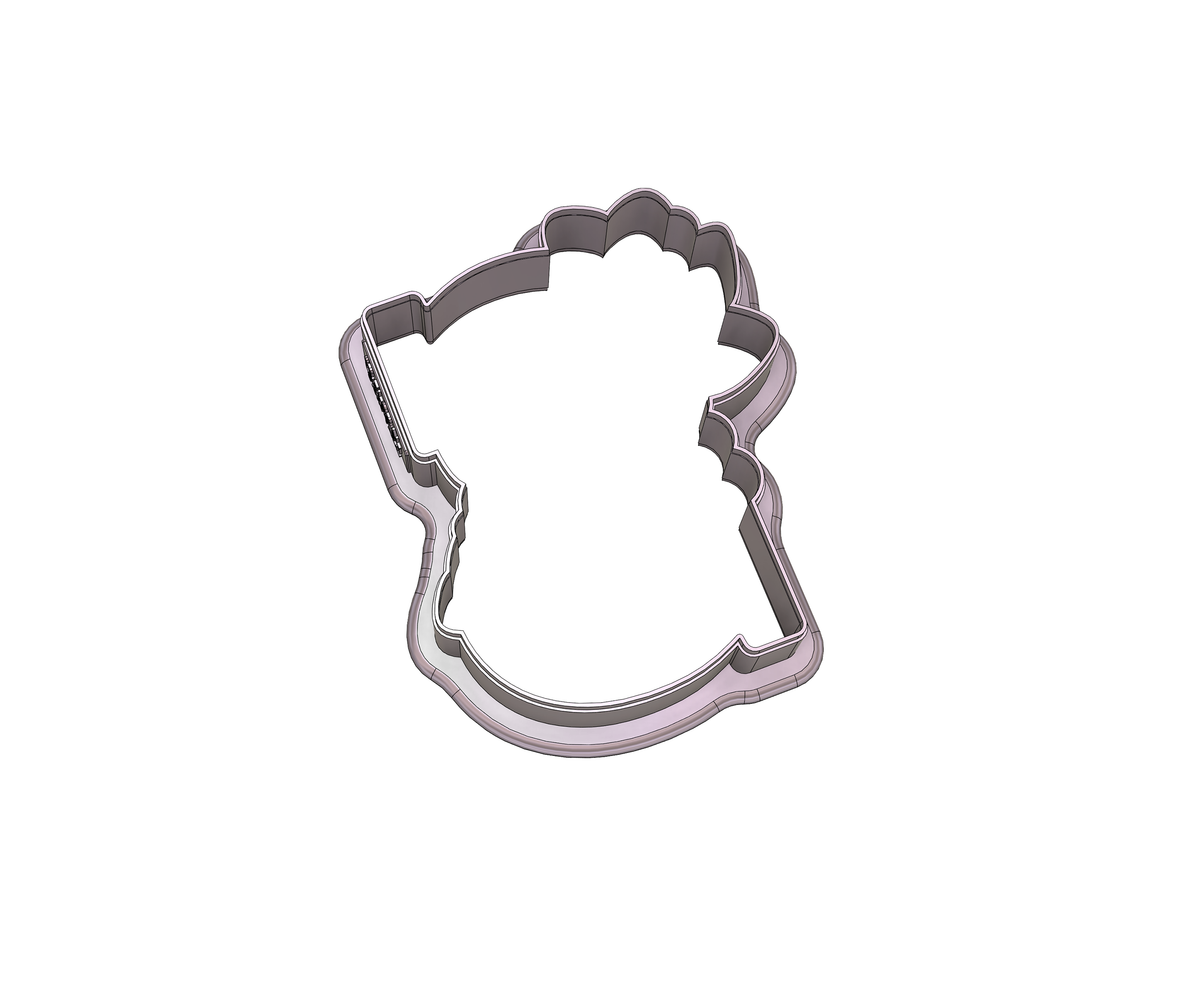 Floral Letter S 1 Cookie Cutter