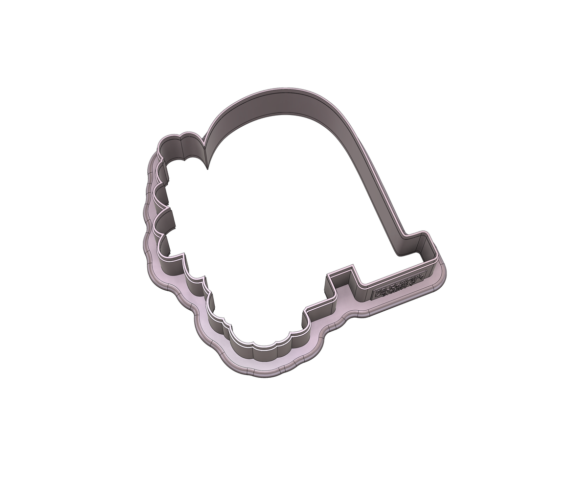 Floral Letter U 1 Cookie Cutter