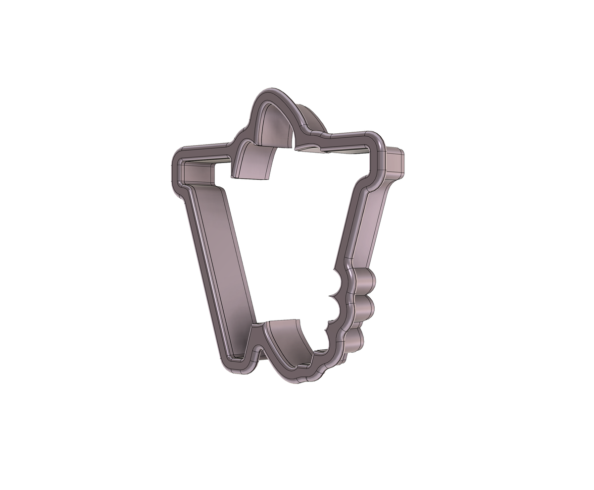 Floral Letter W 1 Cookie Cutter