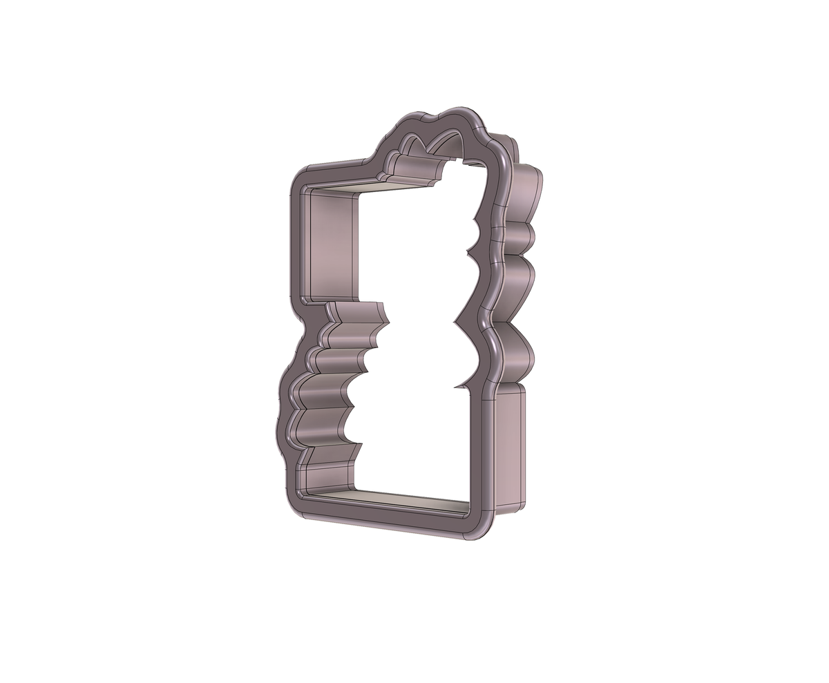 DIGITAL STL Download For Floral Letter Z 1 Cookie Cutter