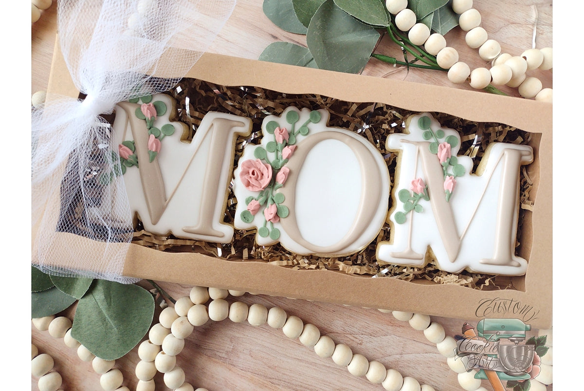 DIGITAL STL Download For Floral Letter O 1 Cookie Cutter