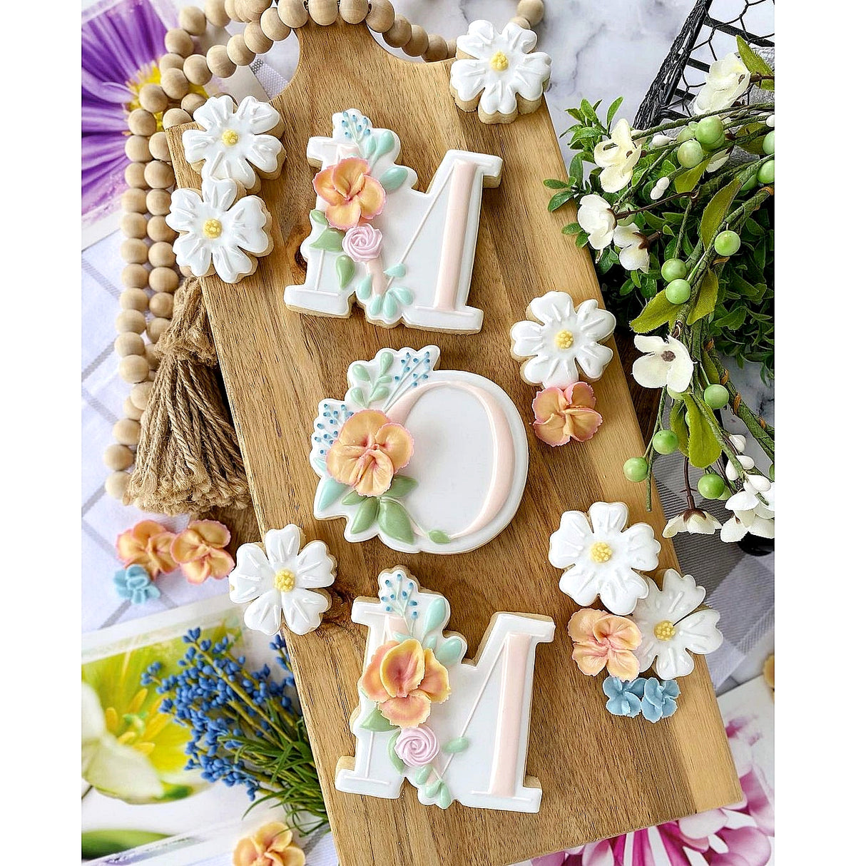 Floral Letter O 1 Cookie Cutter