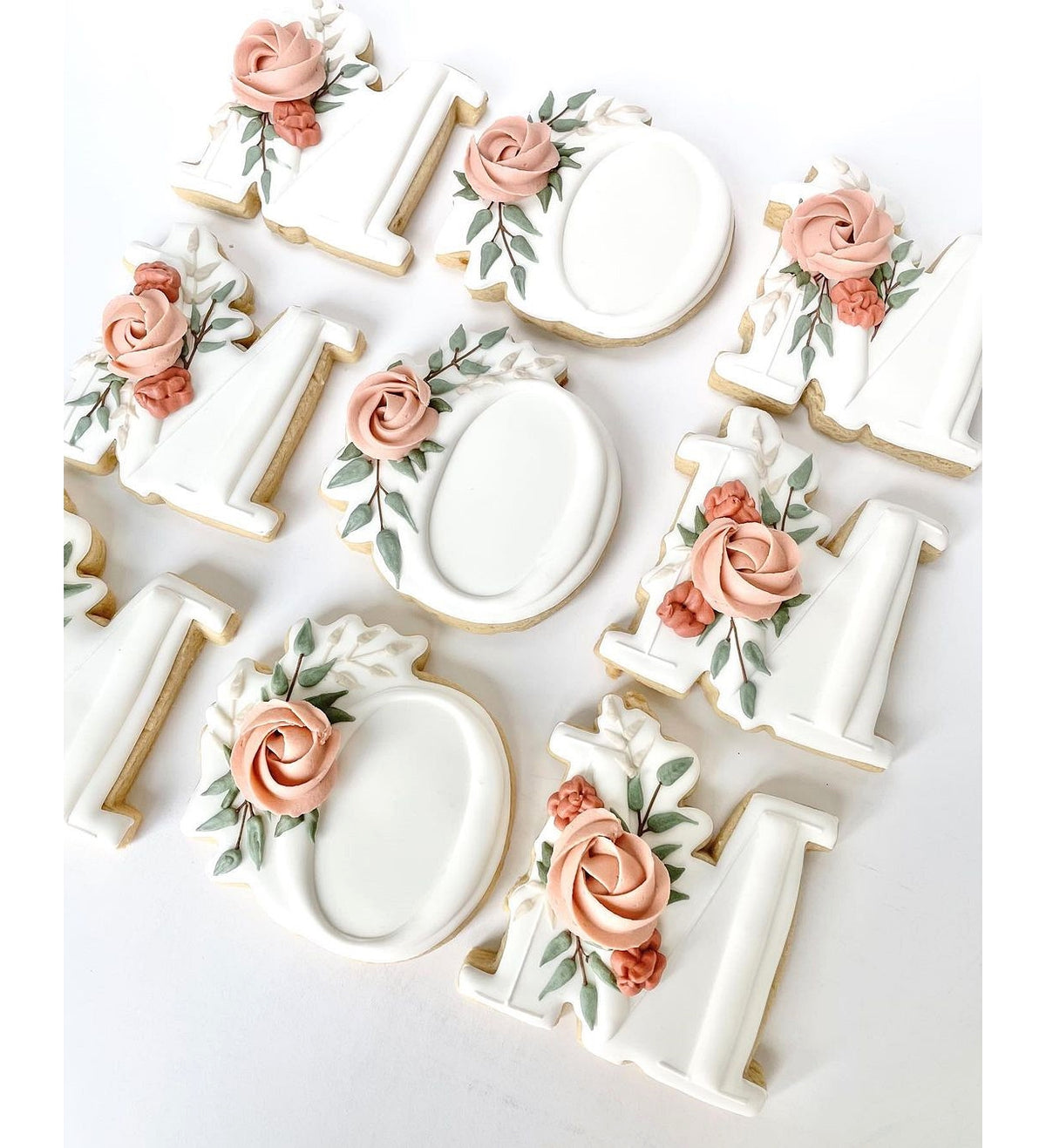 Floral Letter M 1 Cookie Cutter