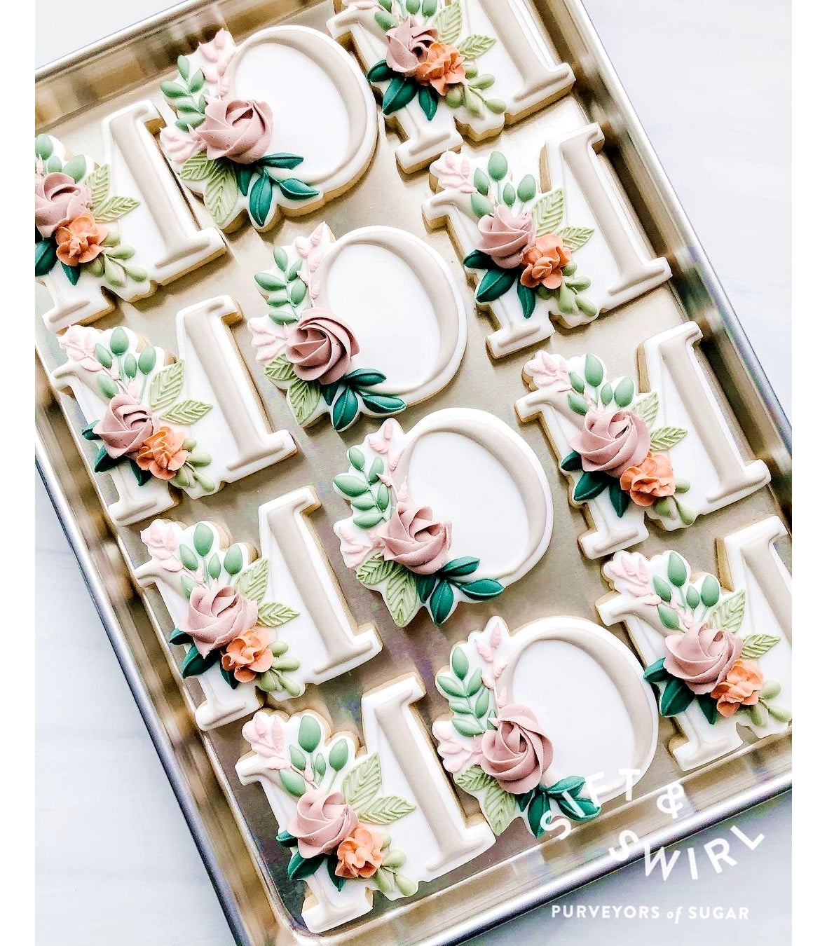 Floral Letter O 1 Cookie Cutter