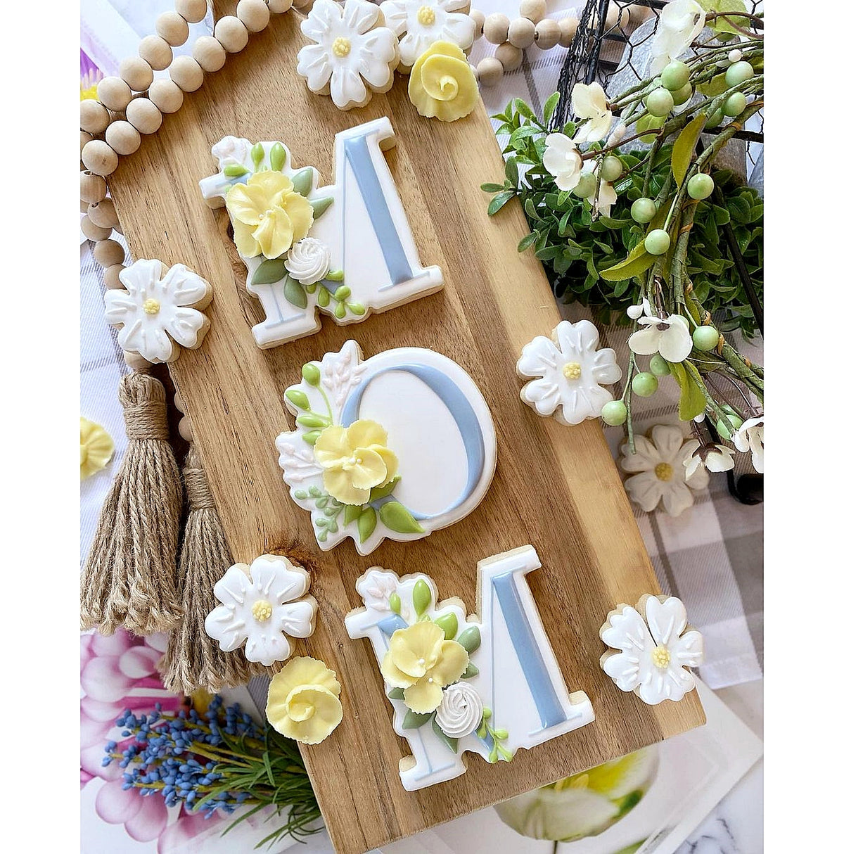 DIGITAL STL Download For Floral Letter M 1 Cookie Cutter