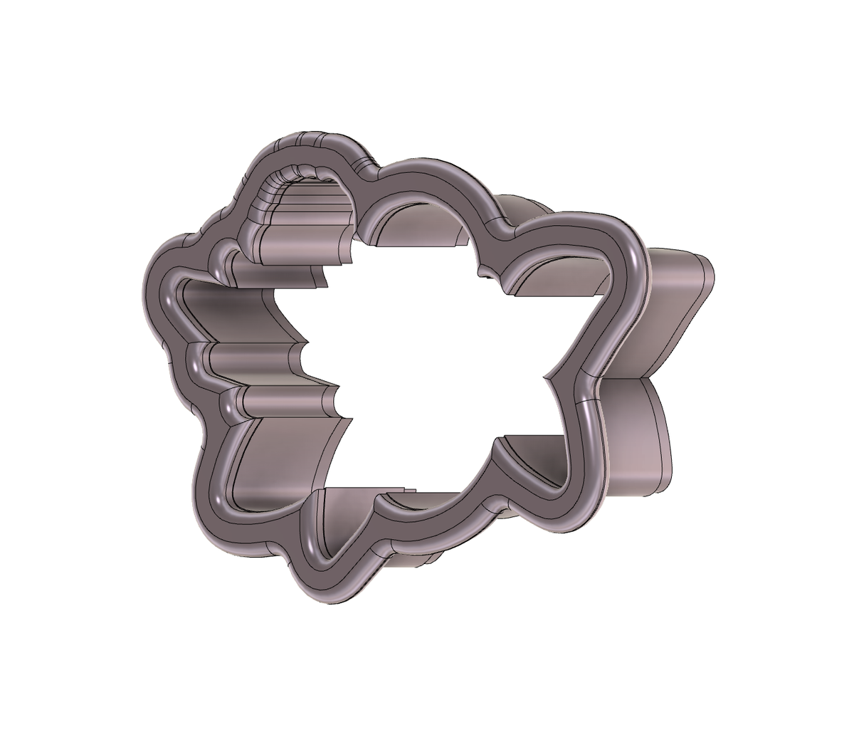 Floral Plaque 1 Cookie Cutter