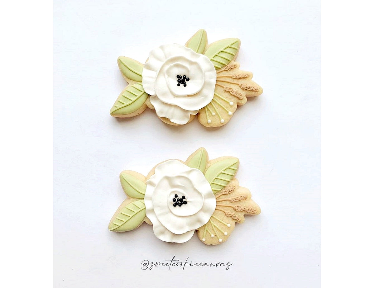 DIGITAL STL Download For Floral Plaque 1 Cookie Cutter