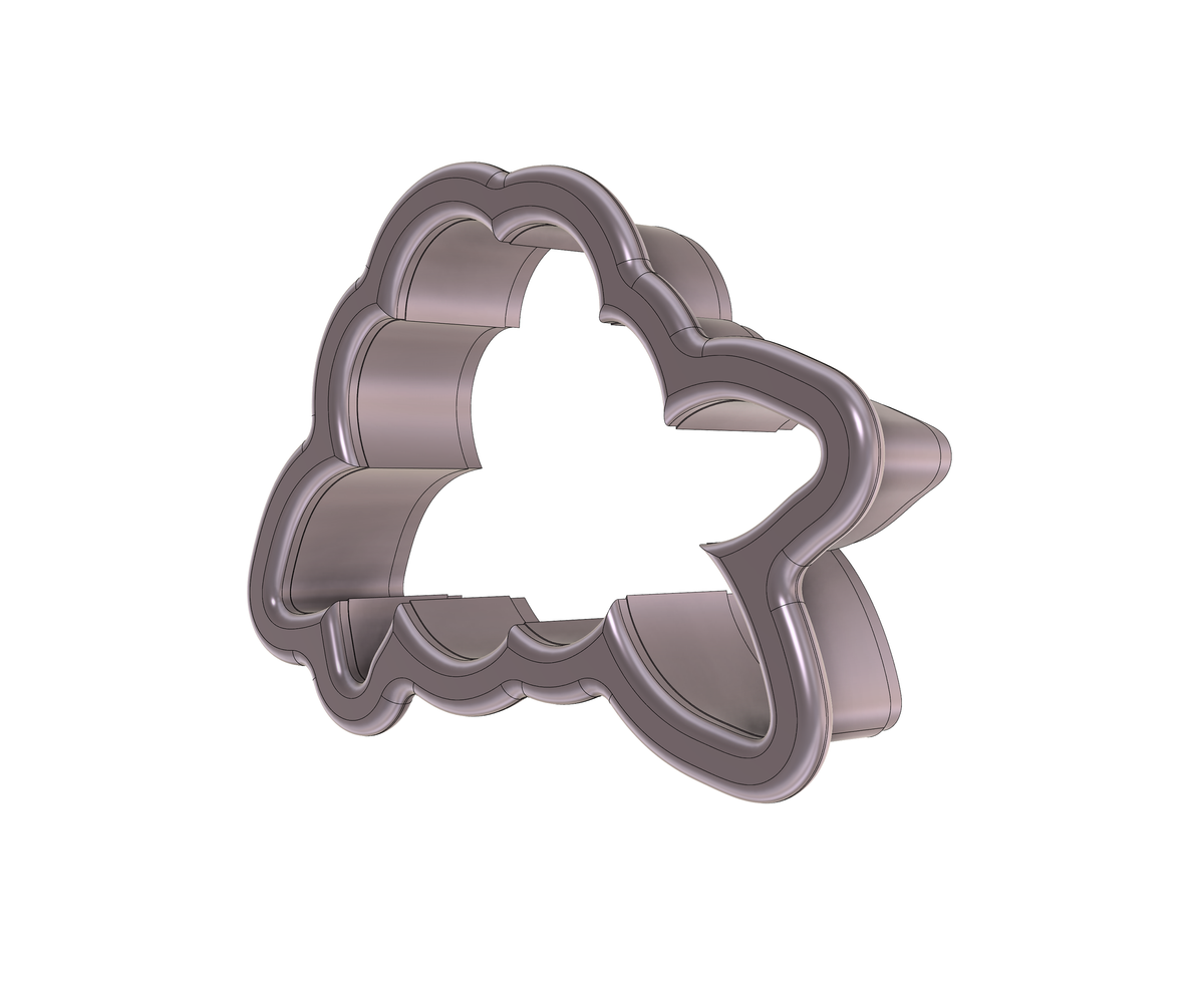Floral Plaque 2 Cookie Cutter