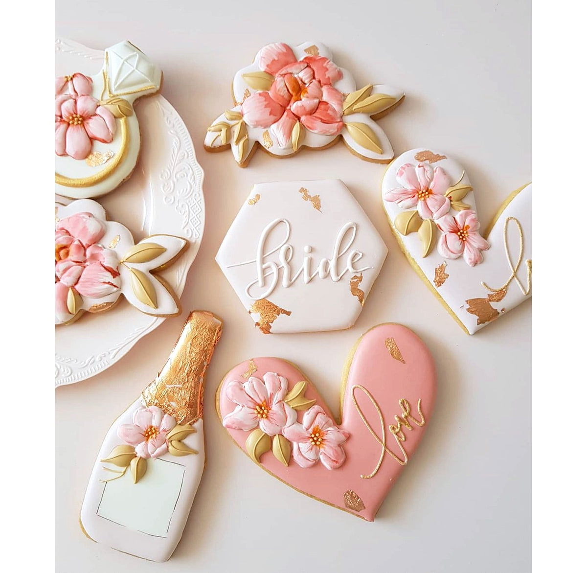 DIGITAL STL Download For Floral Plaque 2 Cookie Cutter