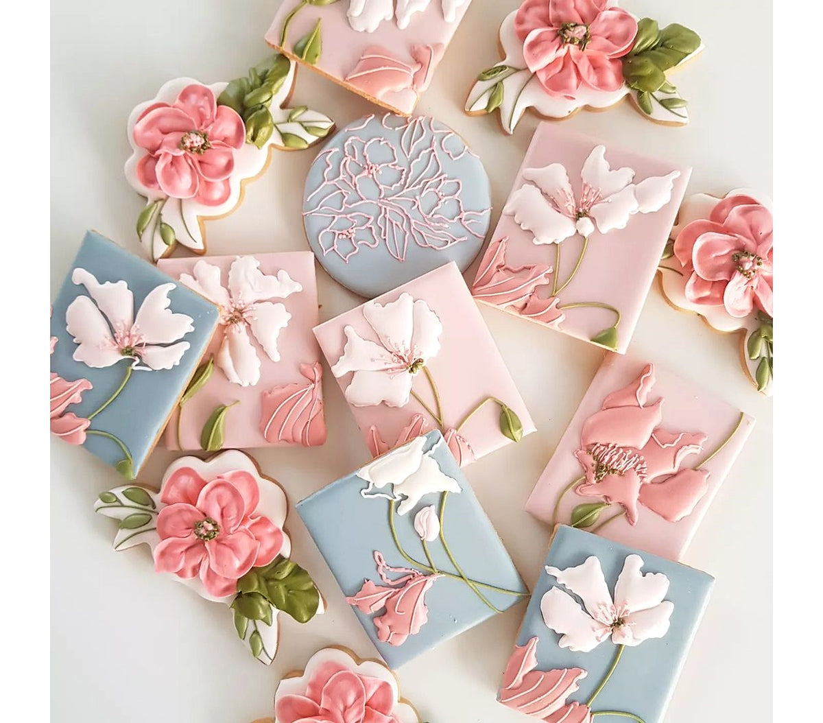 DIGITAL STL Download For Floral Plaque 2 Cookie Cutter