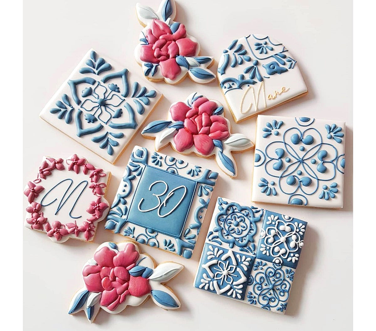 DIGITAL STL Download For Floral Plaque 2 Cookie Cutter