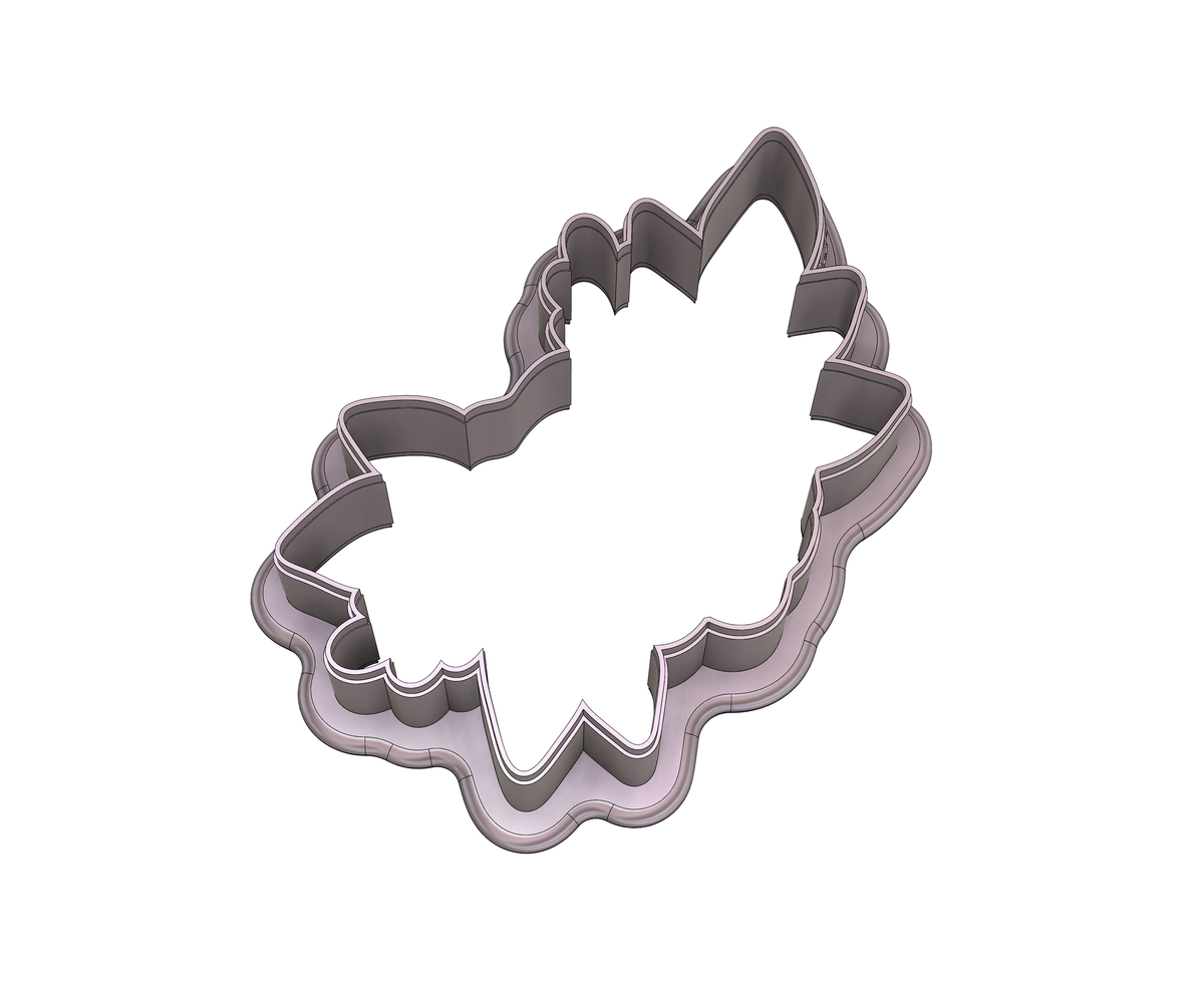 Floral Plaque 4 Cookie Cutter