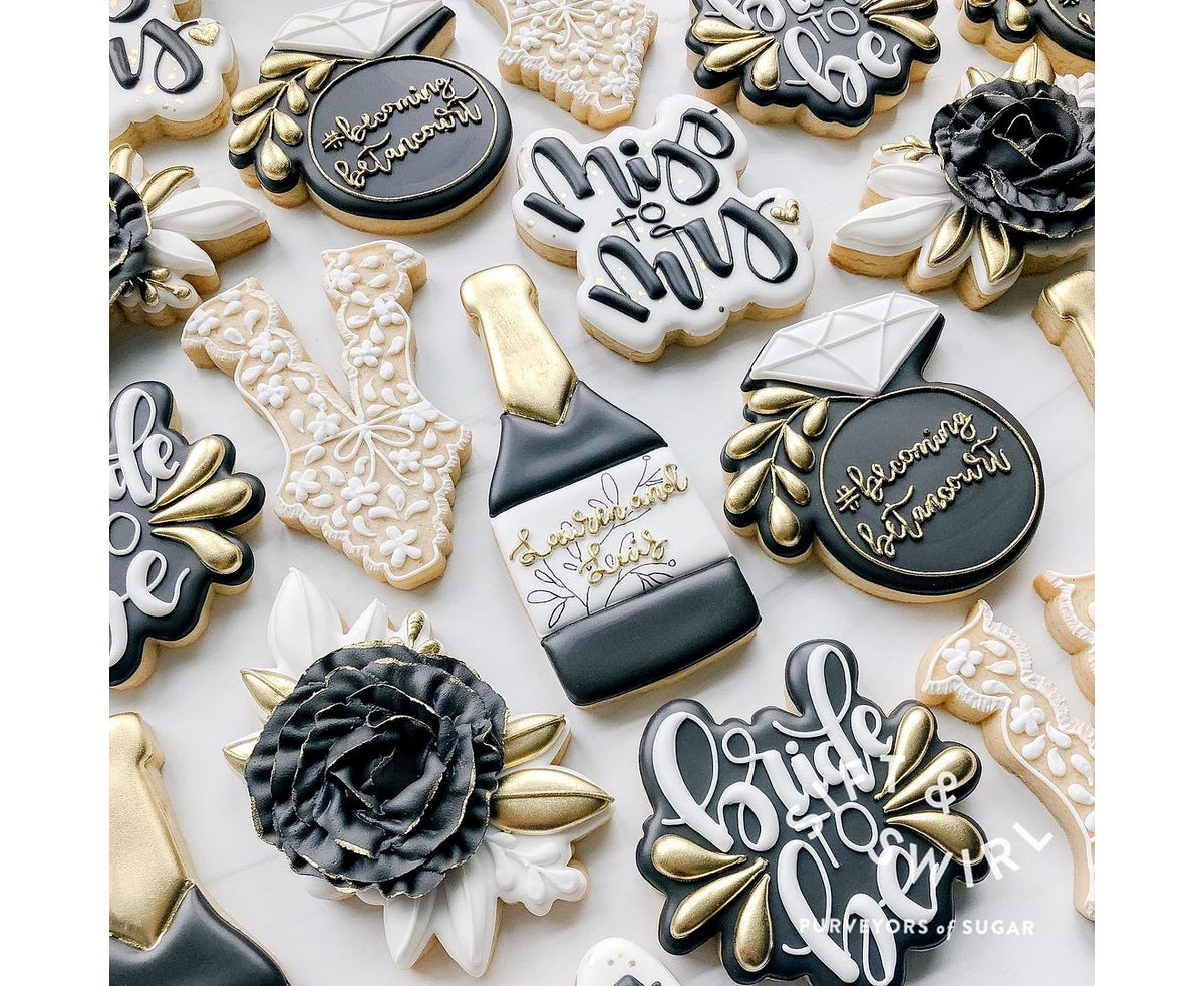 DIGITAL STL Download For Floral Plaque 4 Cookie Cutter