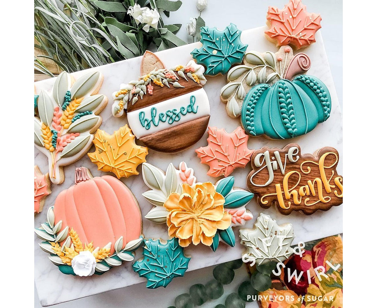 Floral Plaque 4 Cookie Cutter