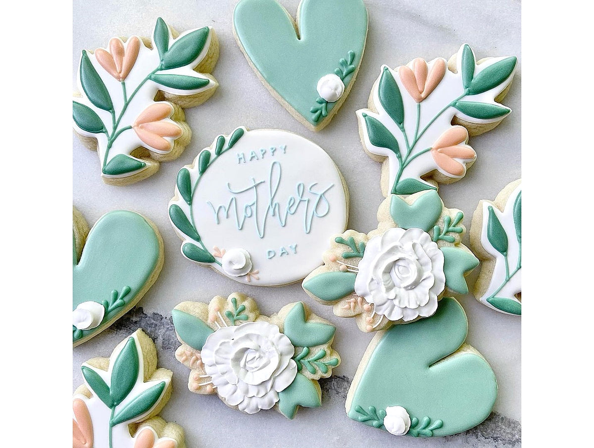 Floral Plaque 4 Cookie Cutter