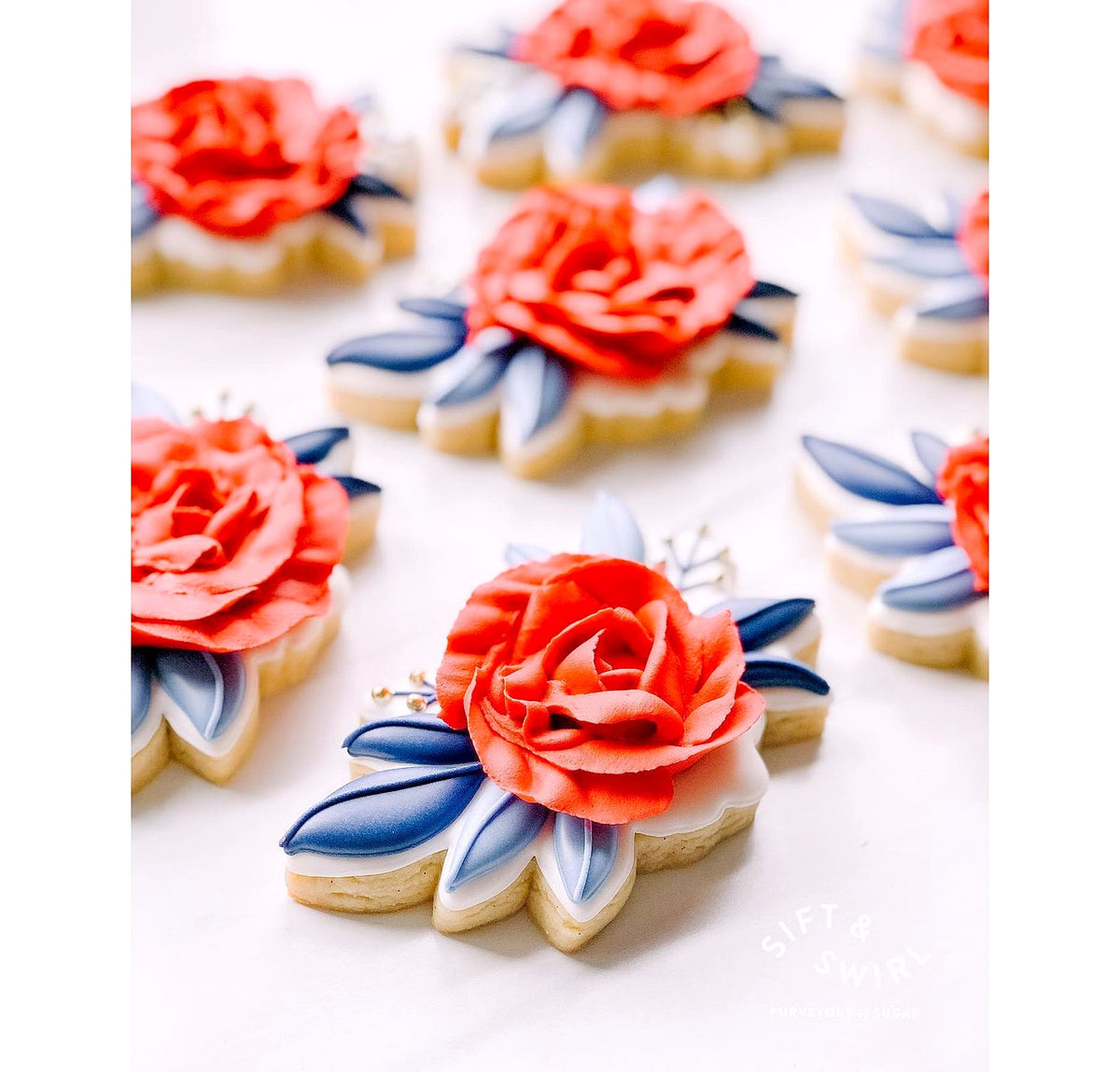 DIGITAL STL Download For Floral Plaque 4 Cookie Cutter