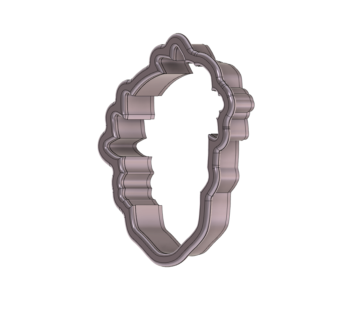 Floral Skull 1 Cookie Cutter