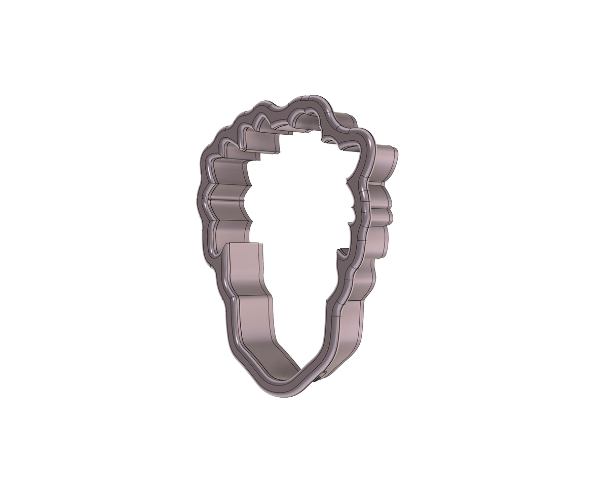 Floral Skull 2 Cookie Cutter