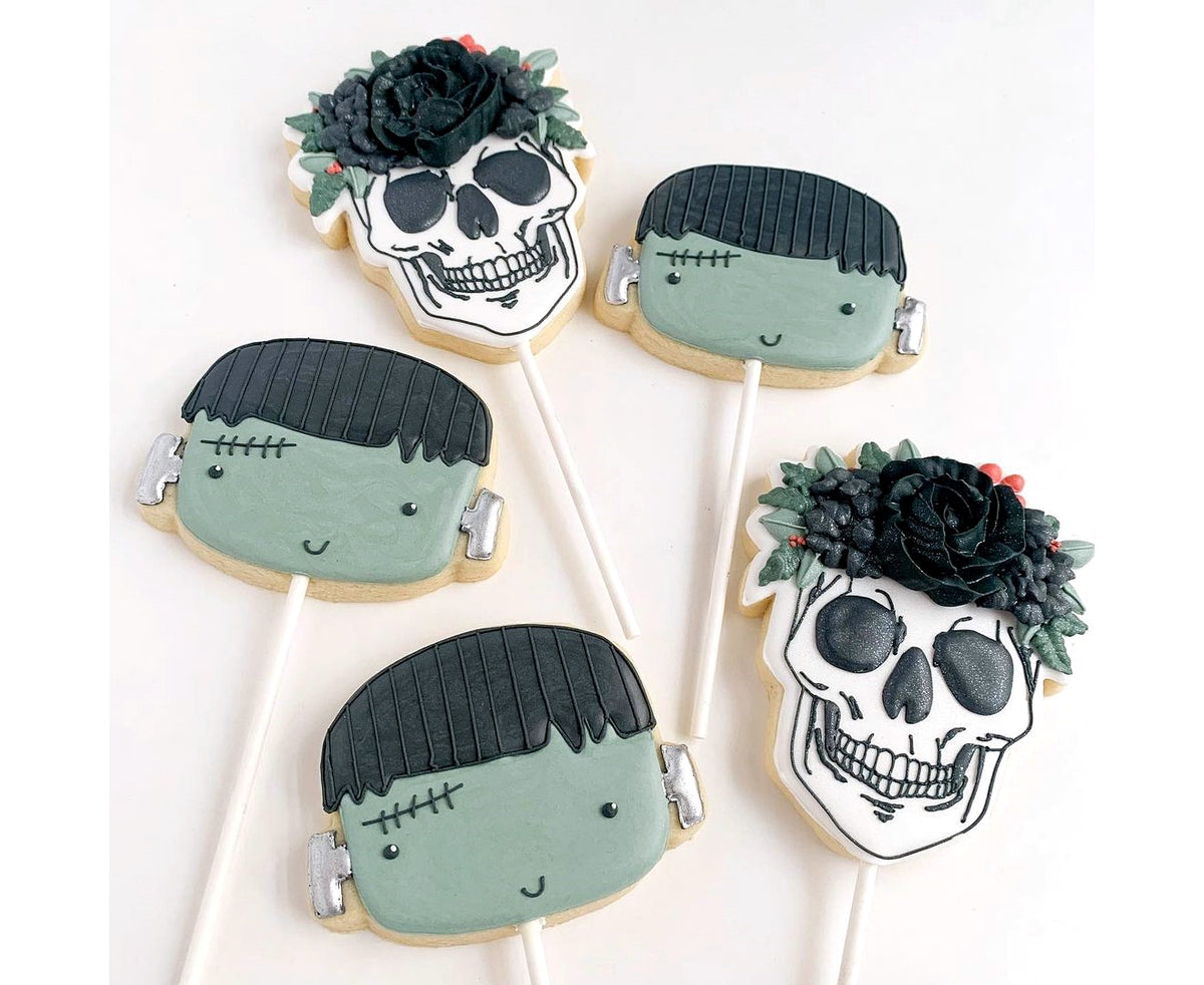 DIGITAL STL Download For Floral Skull 2 Cookie Cutter
