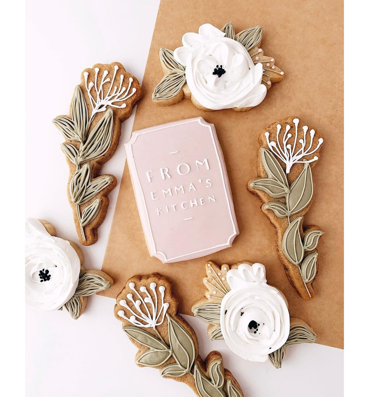 DIGITAL STL Download For Flower With Stem 1 Cookie Cutter