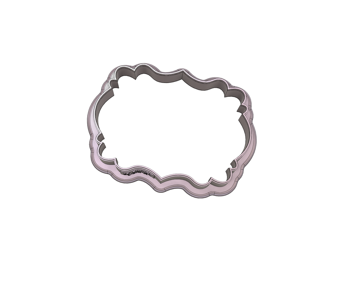DIGITAL STL Download For Funky Plaque 1 Cookie Cutter