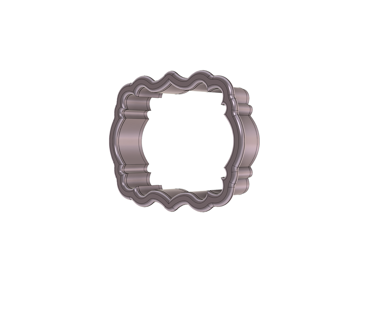 DIGITAL STL Download For Funky Plaque 1 Cookie Cutter