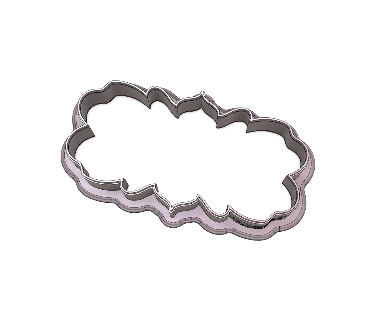 DIGITAL STL Download For Funky Plaque 2 Cookie Cutter