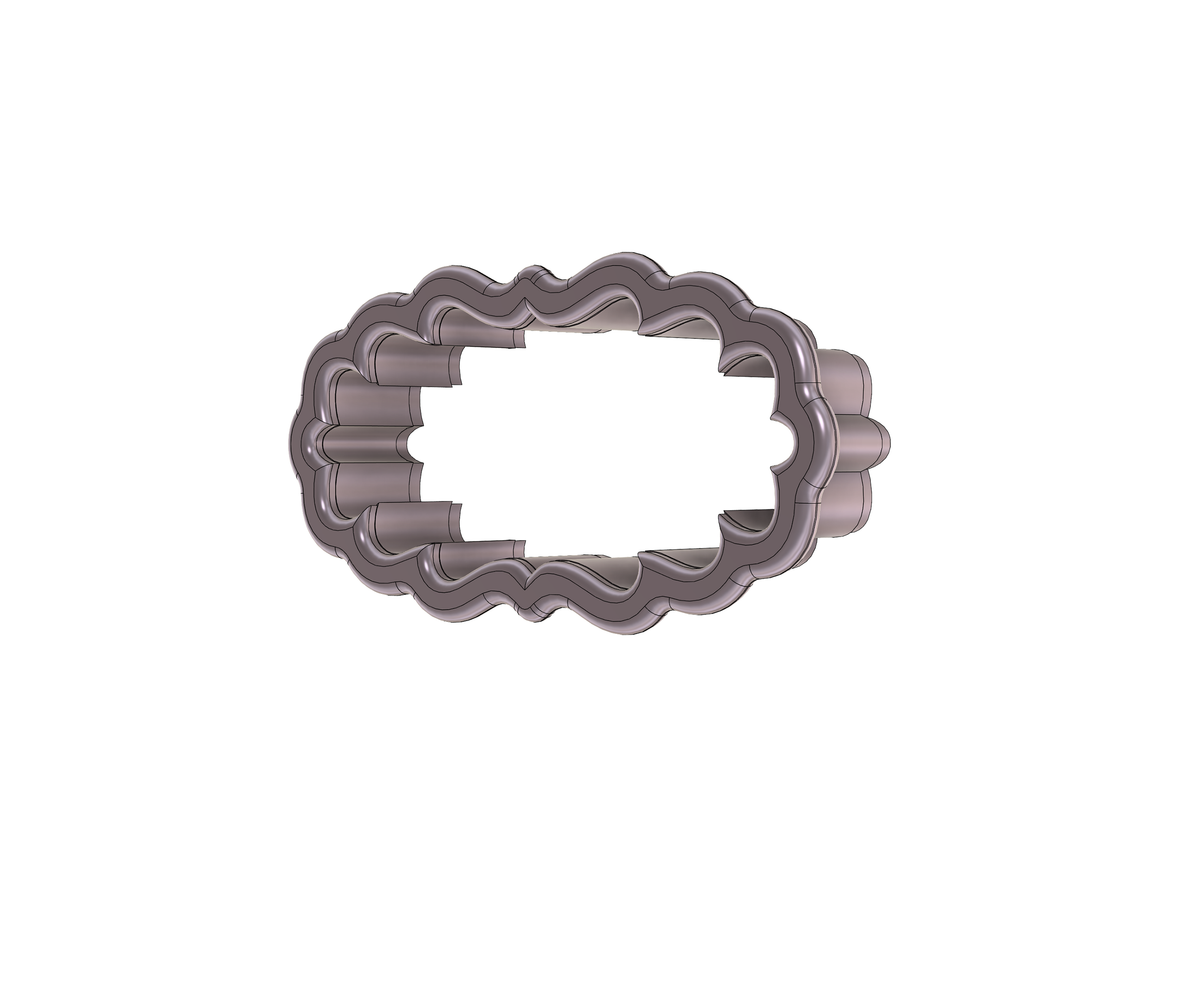 DIGITAL STL Download For Funky Plaque 3 Cookie Cutter