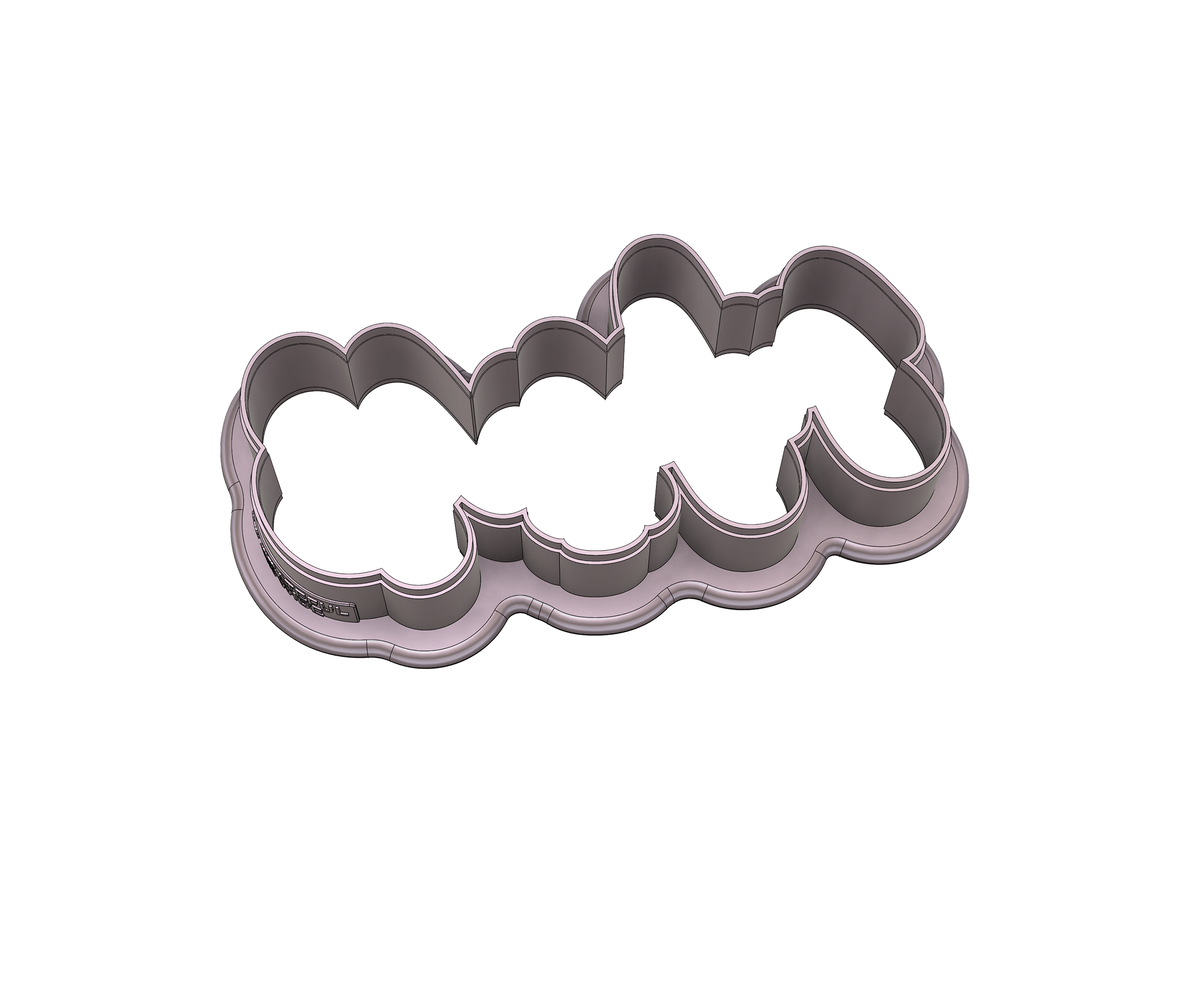 DIGITAL STL Download For Grateful 1 Lettered Cookie Cutter