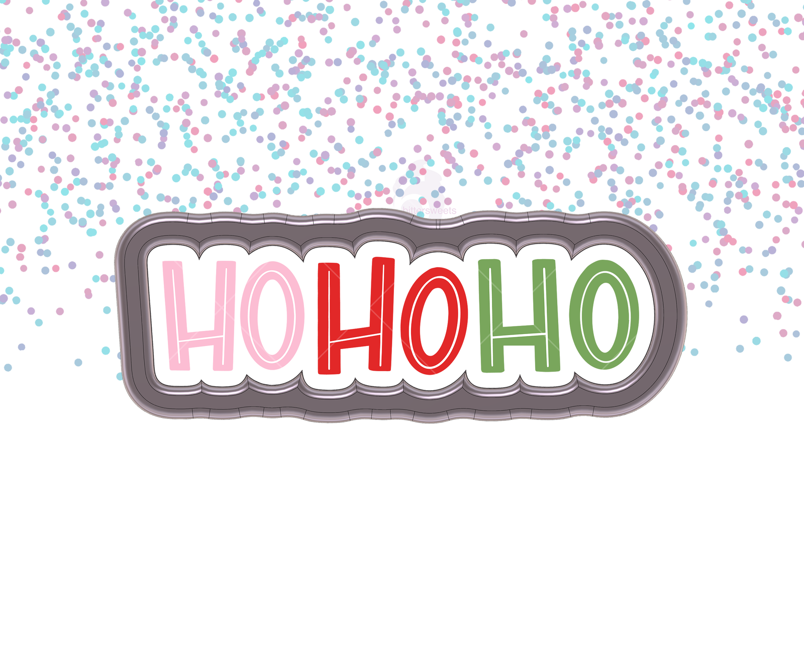 HOHOHO 1 Lettered Cookie Cutter
