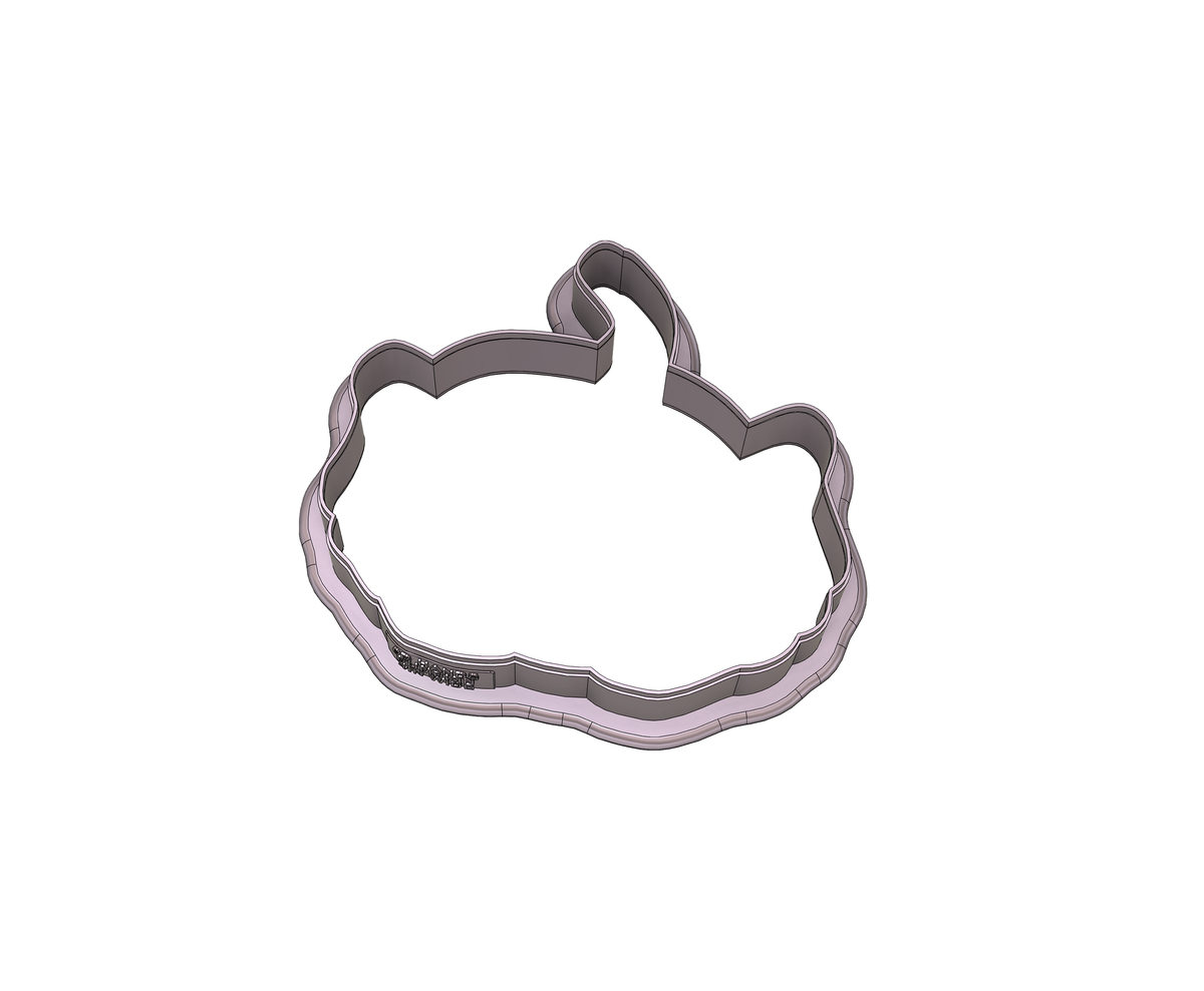 DIGITAL STL Download For Hands Holding Pumpkin Cookie Cutter