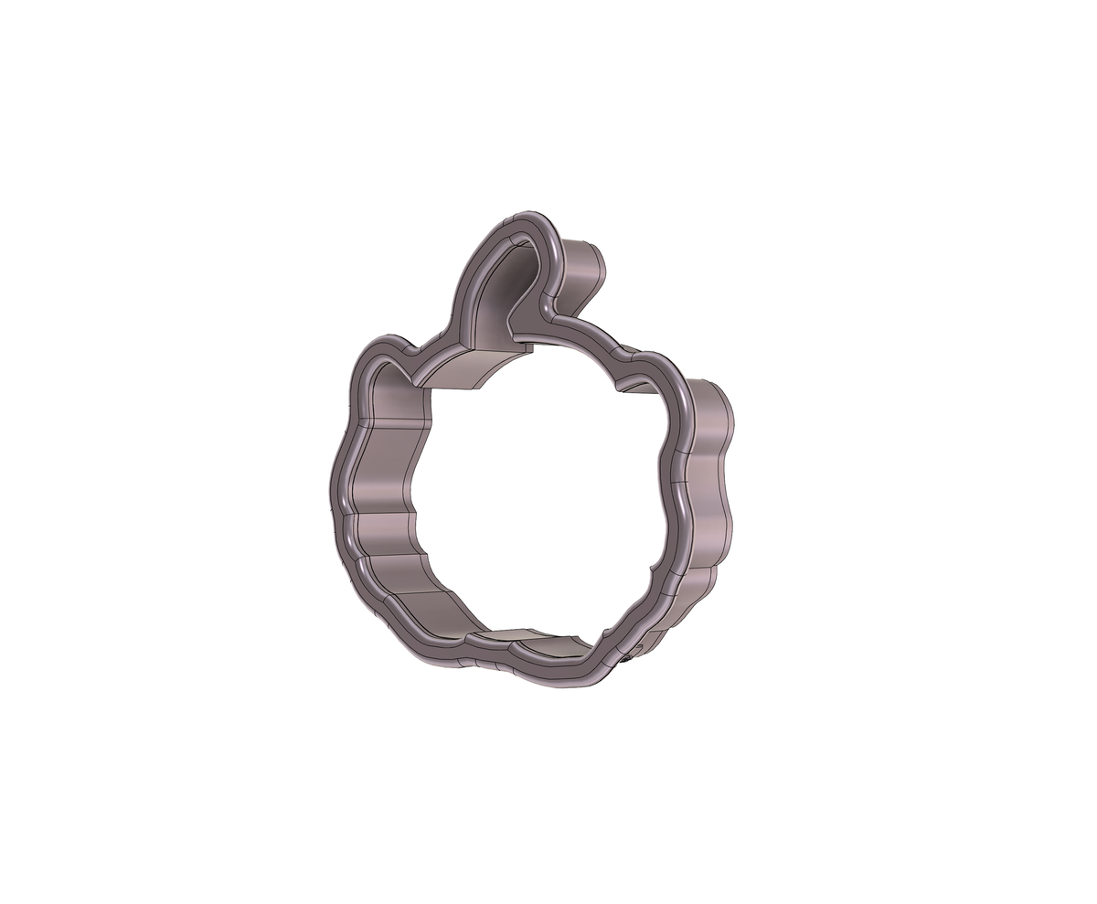 Hands Holding Pumpkin Cookie Cutter