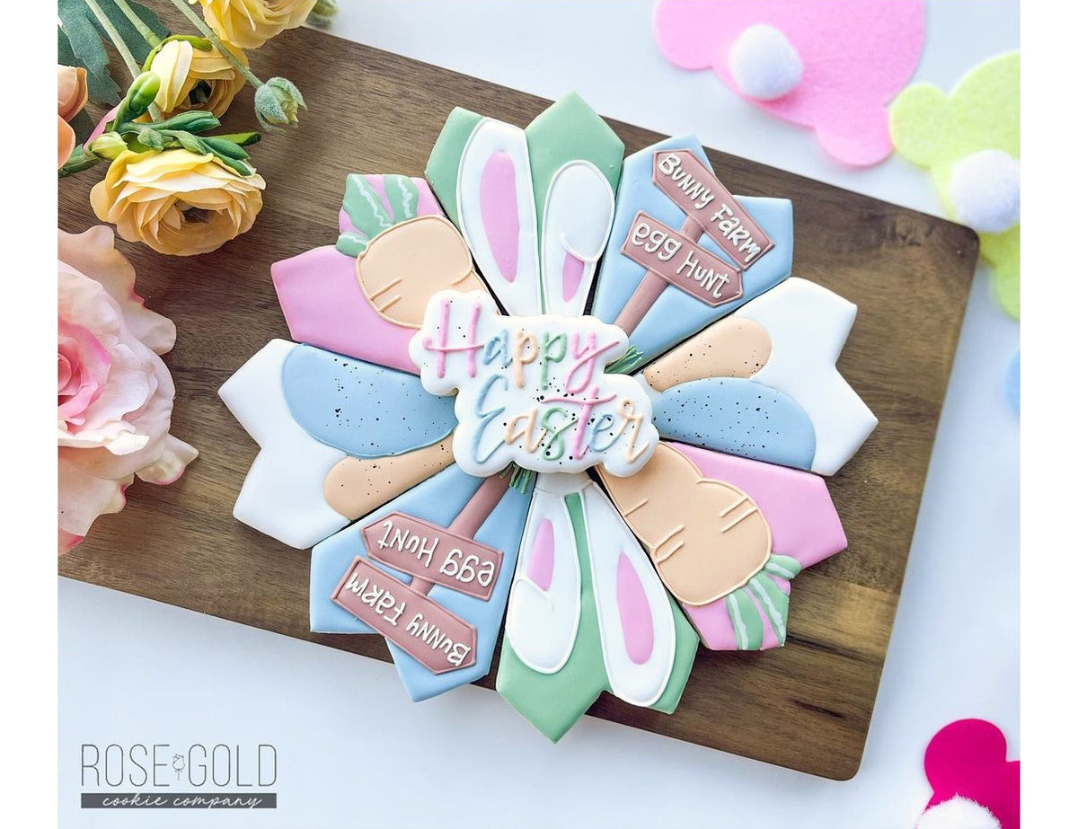 DIGITAL STL Download For Happy Easter Lettered Cookie Cutter