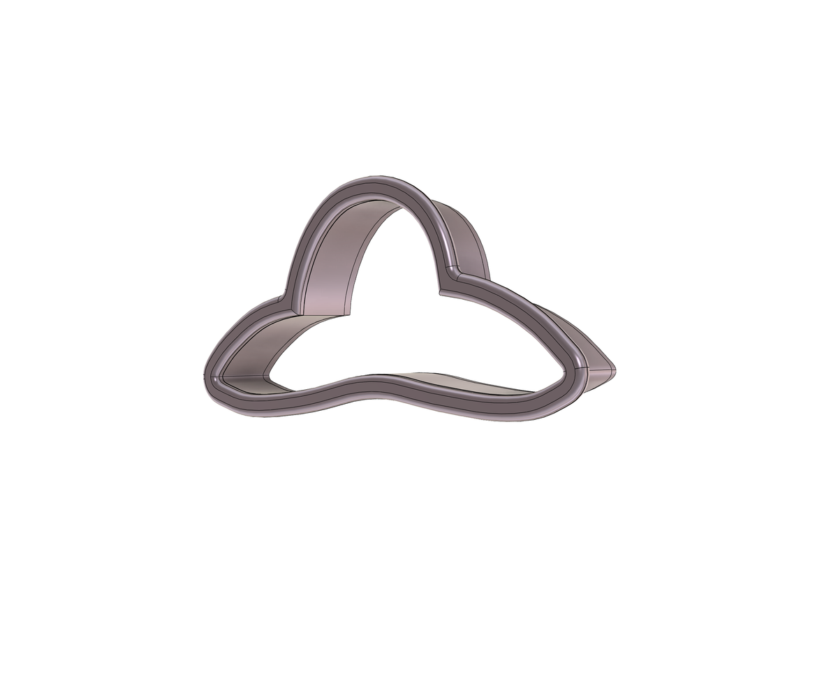 DIGITAL STL Download For Hat 1 Cookie Cutter