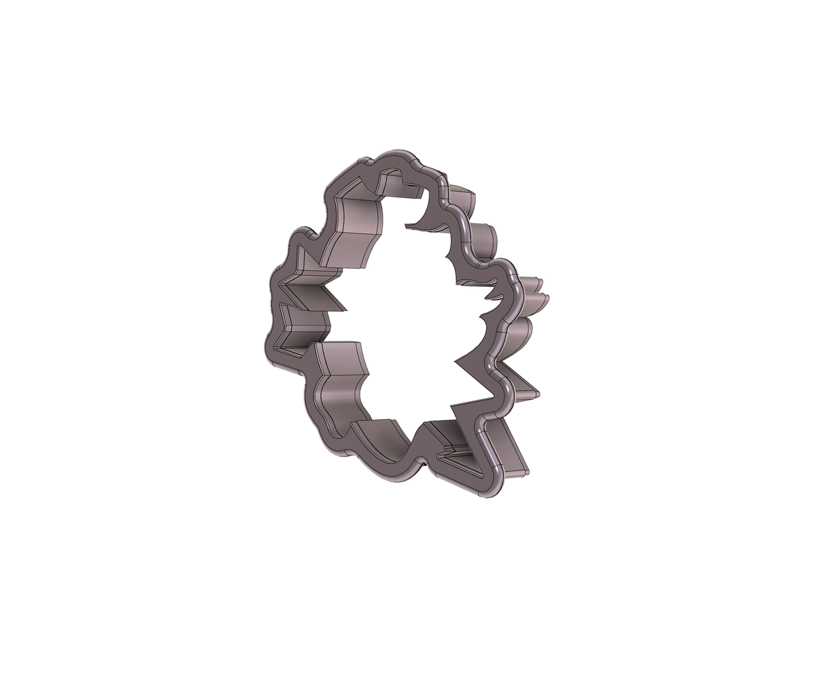 DIGITAL STL Download For Heart Banner With Arrows Cookie Cutter