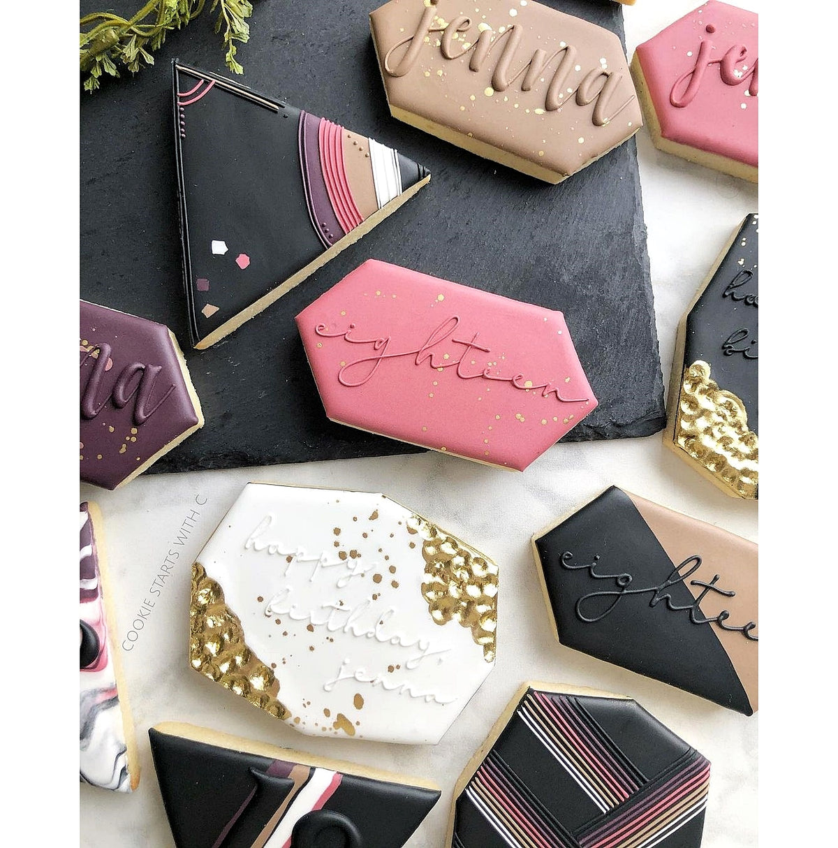 DIGITAL STL Download For Tall Hexagon Plaque 1 Cookie Cutter