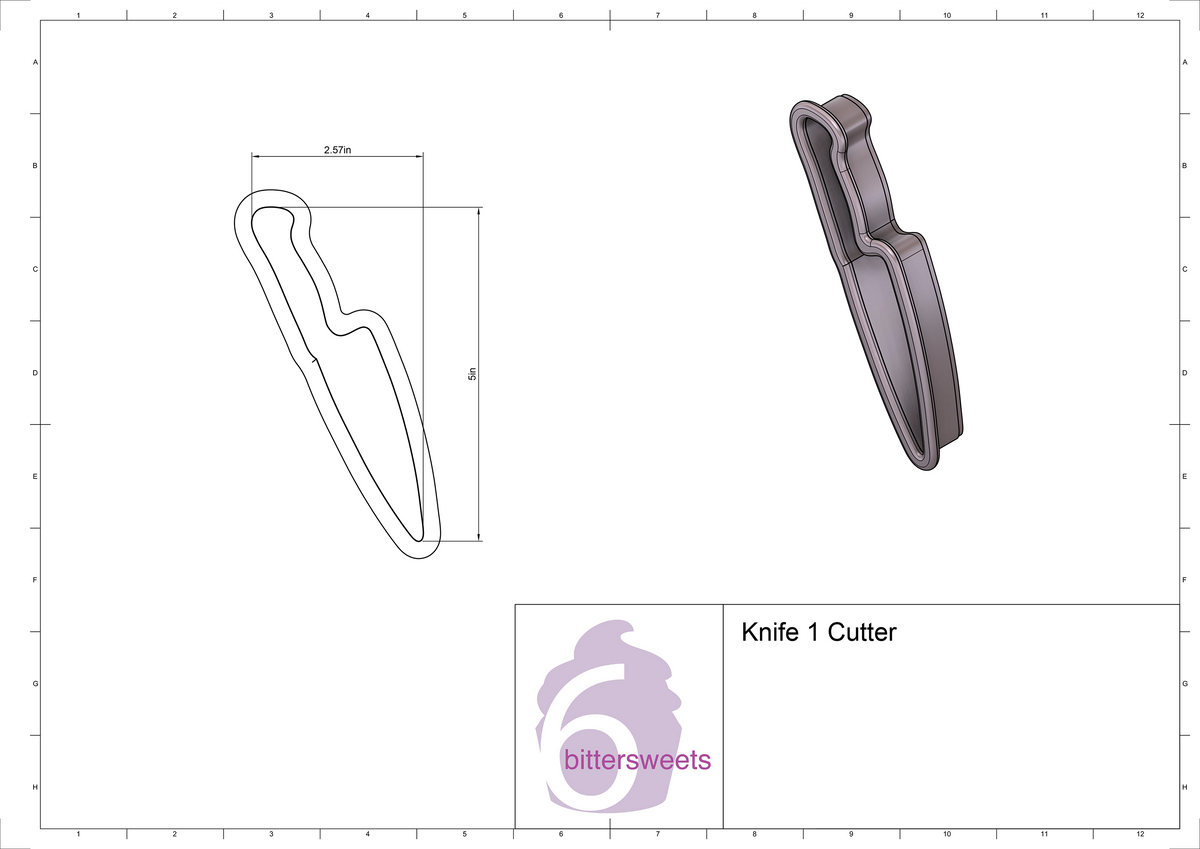 Knife 1 Cookie Cutter