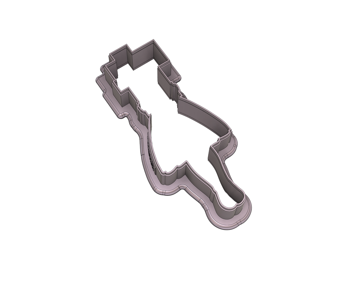 Lady With Gift Boxes Cookie Cutter