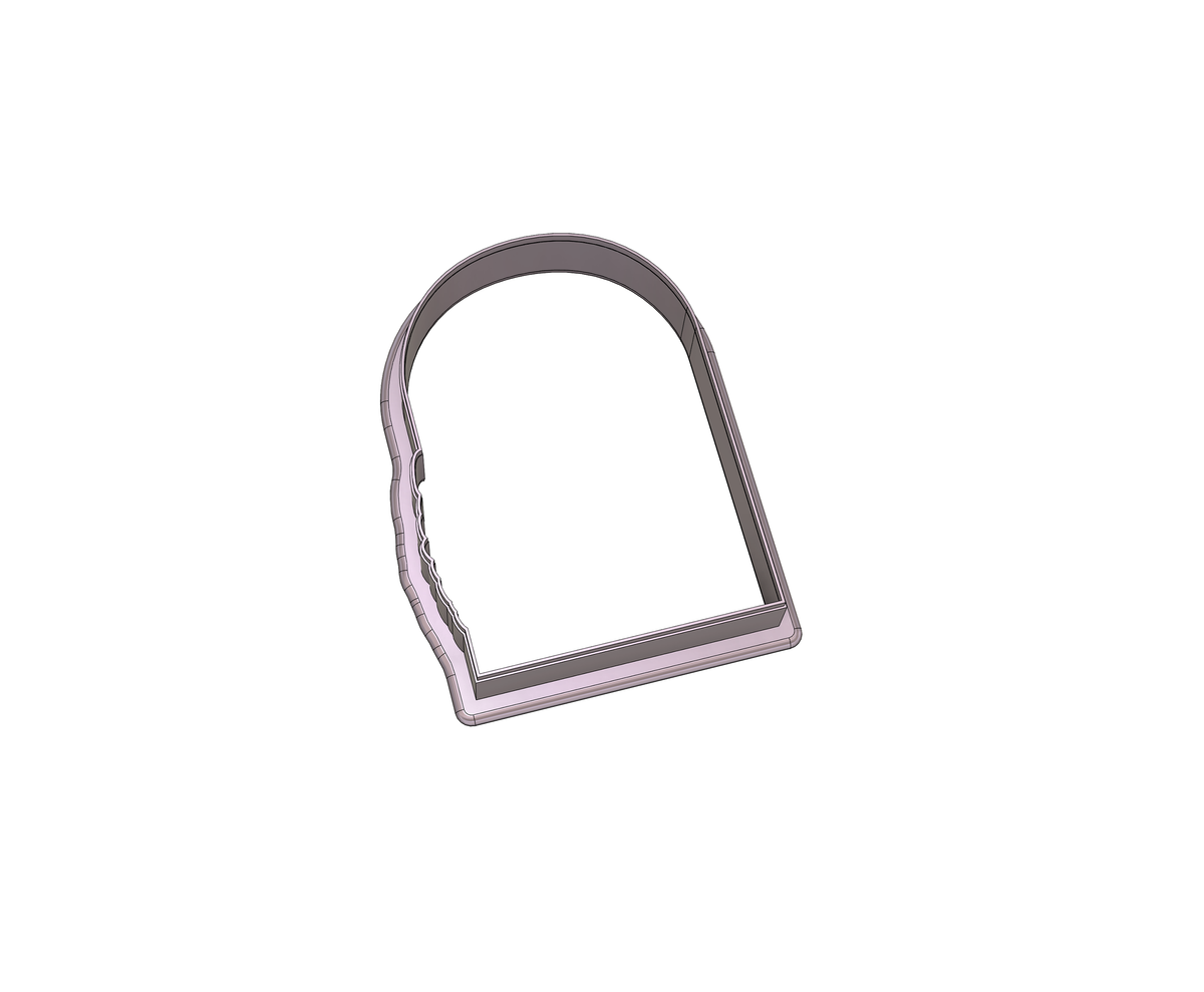 Leaf Arch Plaque 1 Cookie Cutter